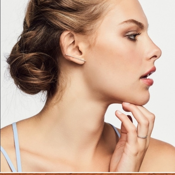 Baublebar pave bar earrings